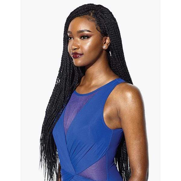 Sensationnel Cloud9 Ruwa 4x4 Swiss Braided Lace Front Wig - SENEGAL TWIST 32" - Image 2