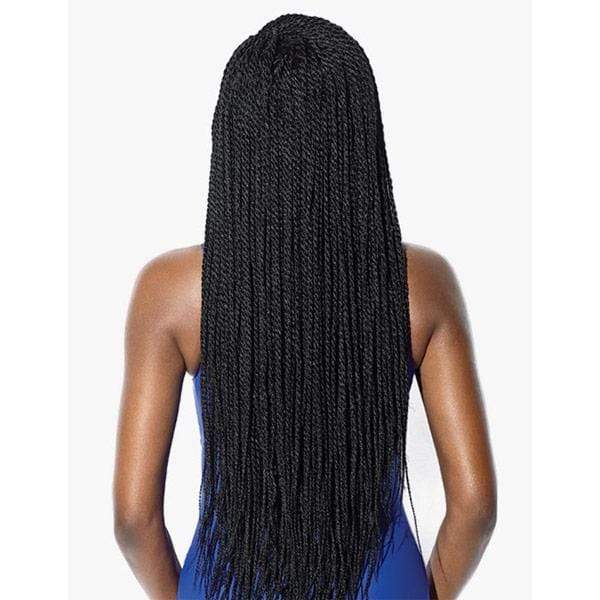 Sensationnel Cloud9 Ruwa 4x4 Swiss Braided Lace Front Wig - SENEGAL TWIST 32" - Image 4