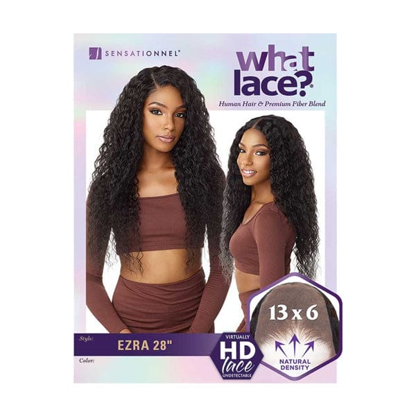 Sensationnel Cloud9 What Lace Human Hair Blend 13x6 Frontal Lace Wig - EZRA 28" - Image 4