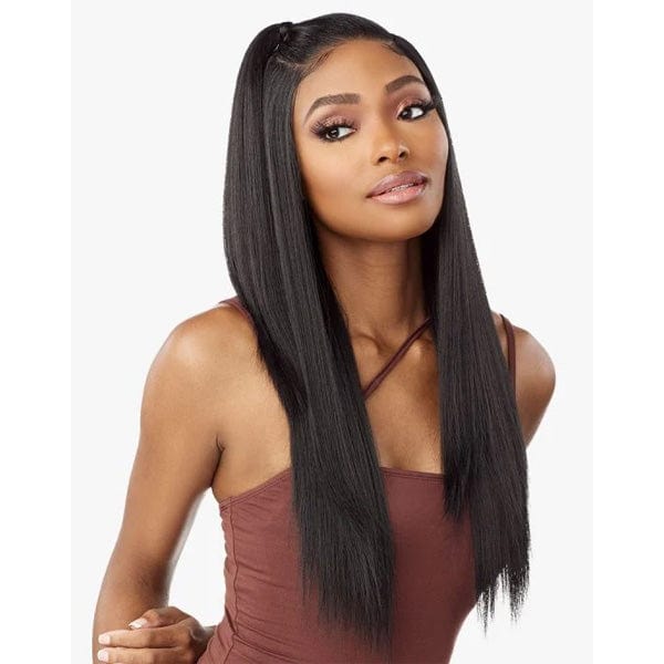 Sensationnel Cloud9 What Lace Human Hair Blend 13x6 Frontal Lace Wig - MARIELLA 26″ - Image 7
