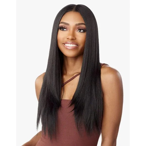 Sensationnel Cloud9 What Lace Human Hair Blend 13x6 Frontal Lace Wig - MARIELLA 26″ - Image 8