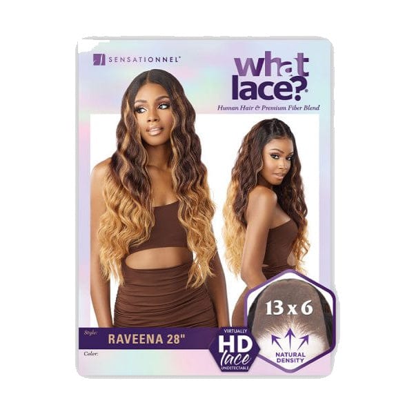 Sensationnel Cloud9 What Lace Human Hair Blend 13x6 Frontal Lace Wig - RAVEENA 28" - Image 5