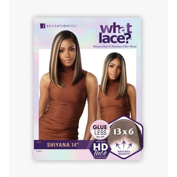 Sensationnel Cloud9 What Lace Human Hair Blend 13x6 Frontal Lace Wig - SHIYANA 14″ - Image 10