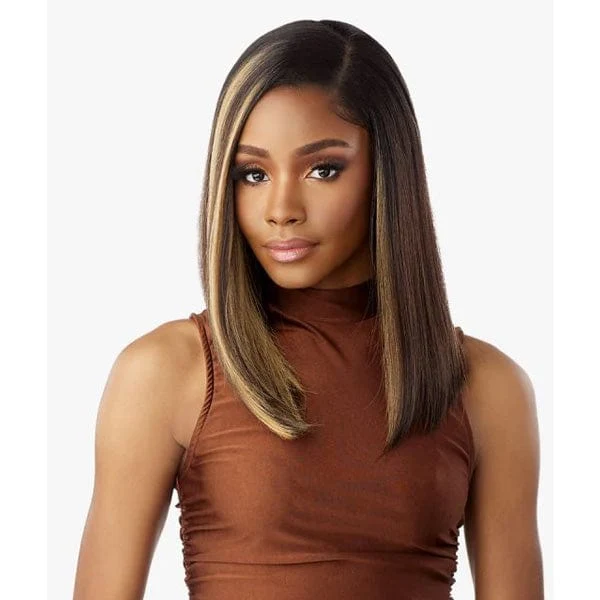 Sensationnel Cloud9 What Lace Human Hair Blend 13x6 Frontal Lace Wig - SHIYANA 14″ - Image 4