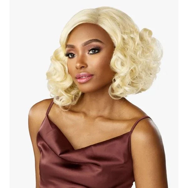 Sensationnel Cloud9 What Lace Human Hair Blend 13x6 Frontal Lace Wig - TALISA 12″ - Image 4