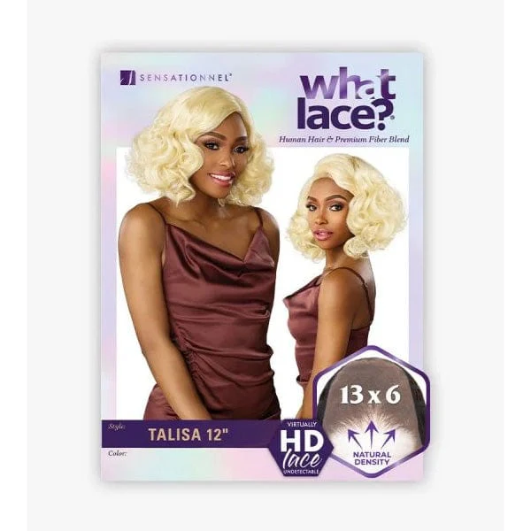 Sensationnel Cloud9 What Lace Human Hair Blend 13x6 Frontal Lace Wig - TALISA 12″ - Image 9
