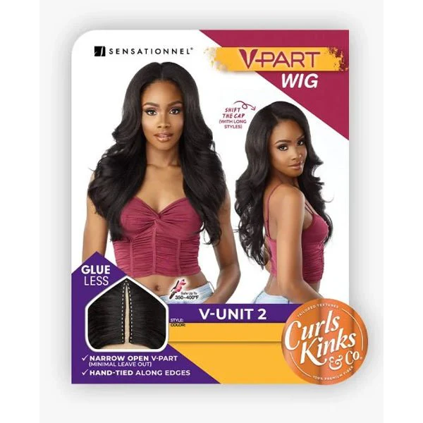 Sensationnel Curls Kinks V-Part Wig HD Lace Part Wig - V-UNIT 2 - Image 8