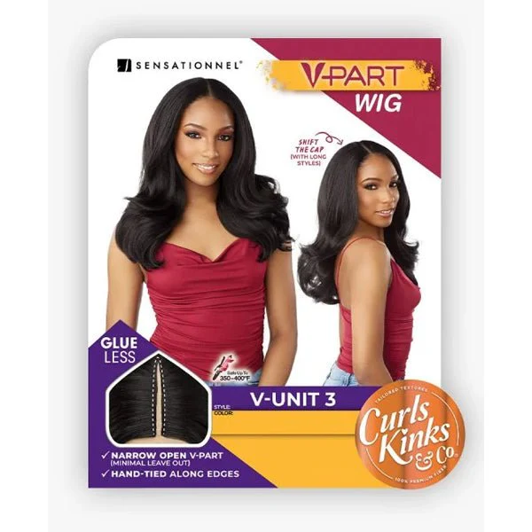 Sensationnel Curls Kinks V-Part Wig HD Lace Part Wig - V-UNIT 3 - Image 6