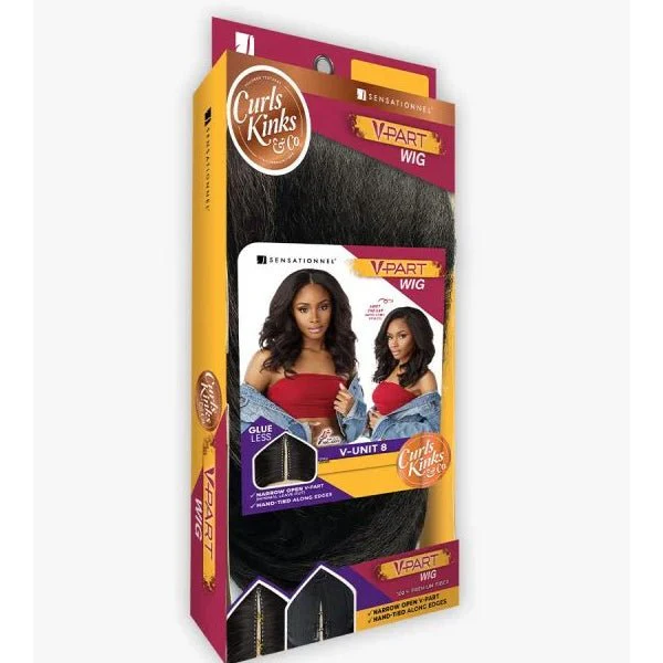Sensationnel Curls Kinks V-Part Wig HD Lace Part Wig - V-UNIT 8 - Image 8