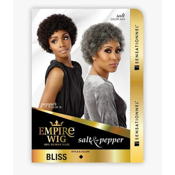 Sensationnel Empire Salt & Pepper 100% Human Hair Celebrity Series Wig - BLISS - Image 9