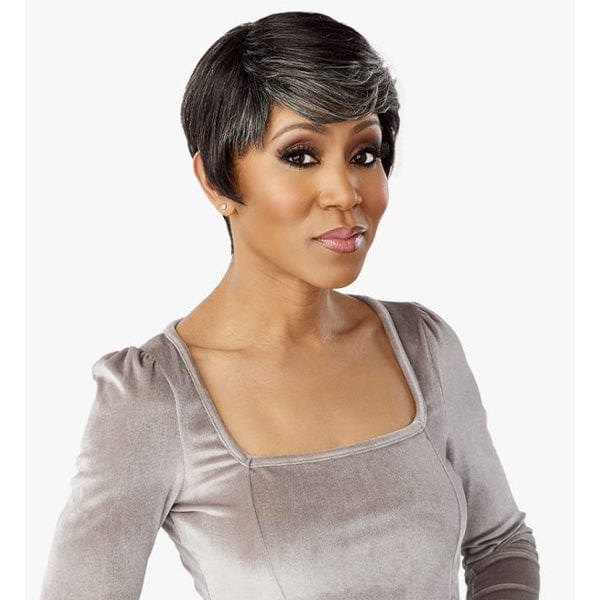 Sensationnel Empire Salt & Pepper 100% Human Hair Celebrity Series Wig - DENIA - Image 6