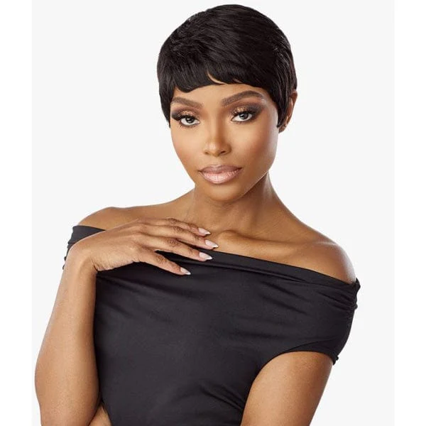 Sensationnel Empire Salt & Pepper 100% Human Hair Celebrity Series Wig - EVIE - Image 4