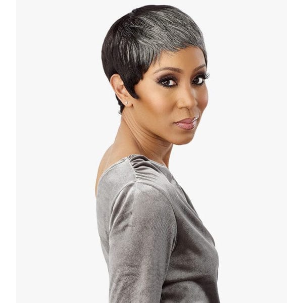 Sensationnel Empire Salt & Pepper 100% Human Hair Celebrity Series Wig - EVIE - Image 5