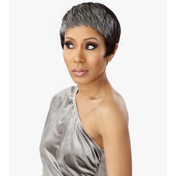 Sensationnel Empire Salt & Pepper 100% Human Hair Celebrity Series Wig - EVIE - Image 8