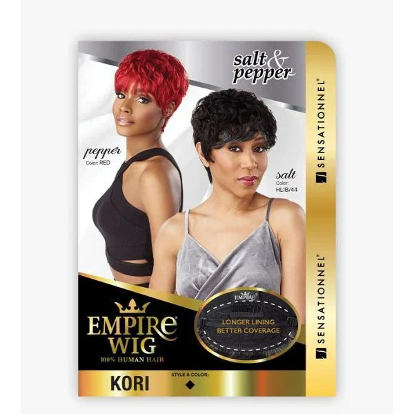 Sensationnel Empire Salt & Pepper 100% Human Hair Celebrity Series Wig - KORI - Image 7