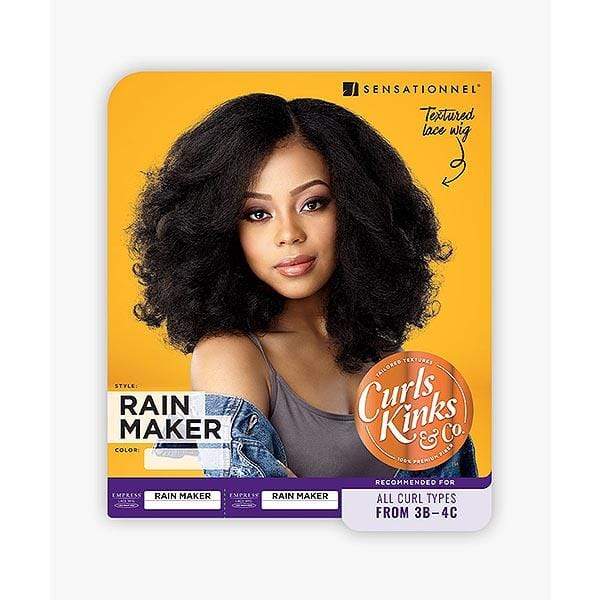 Sensationnel Empress Curls Kinks & CO Textured Synthetic Lace Front Wig - RAIN MAKER - Clearance - Image 4