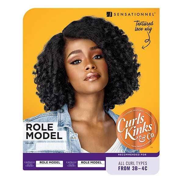 Sensationnel Empress Curls Kinks & CO Textured Synthetic Lace Front Wig - ROLE MODEL - Image 5