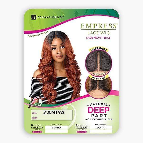 Sensationnel Empress Synthetic Natural Deep Part Lace Front Wig - ZANIYA - Image 5