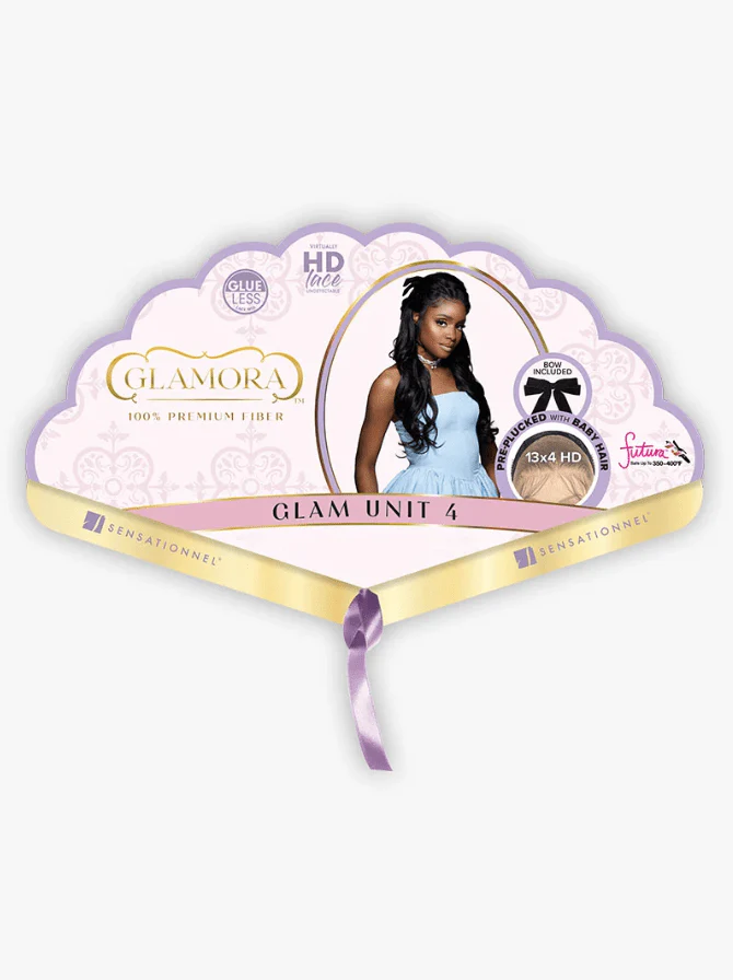Sensationnel Glamora Synthetic Hair Glueless HD Lace 13x4 Wig - GLAM UNIT 4 - Image 9