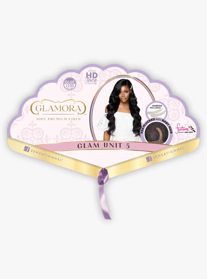 Sensationnel Glamora Synthetic Hair Glueless HD Lace 13x4 Wig - GLAM UNIT 5 - Image 9
