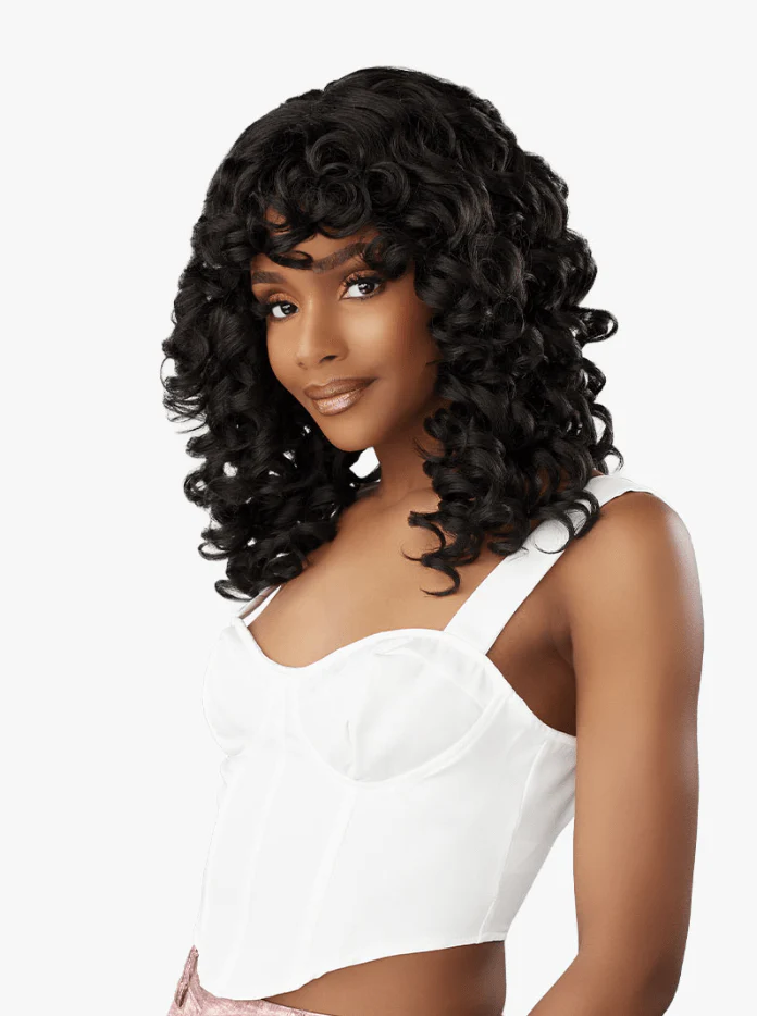 Sensationnel Glamzy Synthetic Hair Glueless HD Lace Parting Wig - Bailey - Image 3