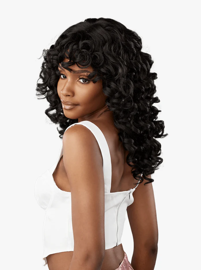 Sensationnel Glamzy Synthetic Hair Glueless HD Lace Parting Wig - Bailey - Image 4