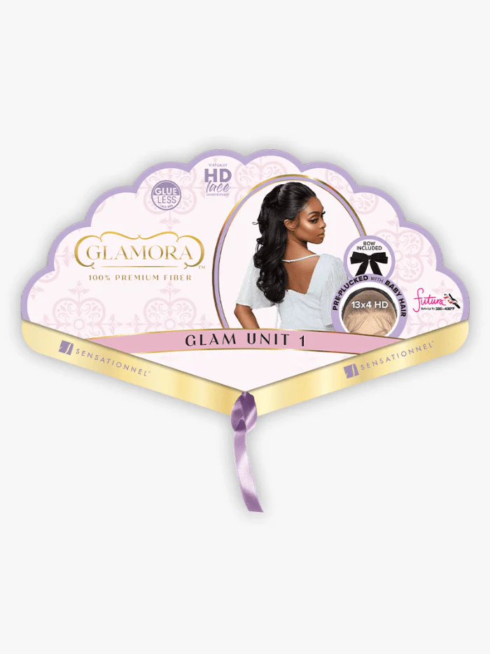 Sensationnel Glamora Synthetic Hair Glueless HD Lace 13x4 Wig - GLAM UNIT 1 - Image 9