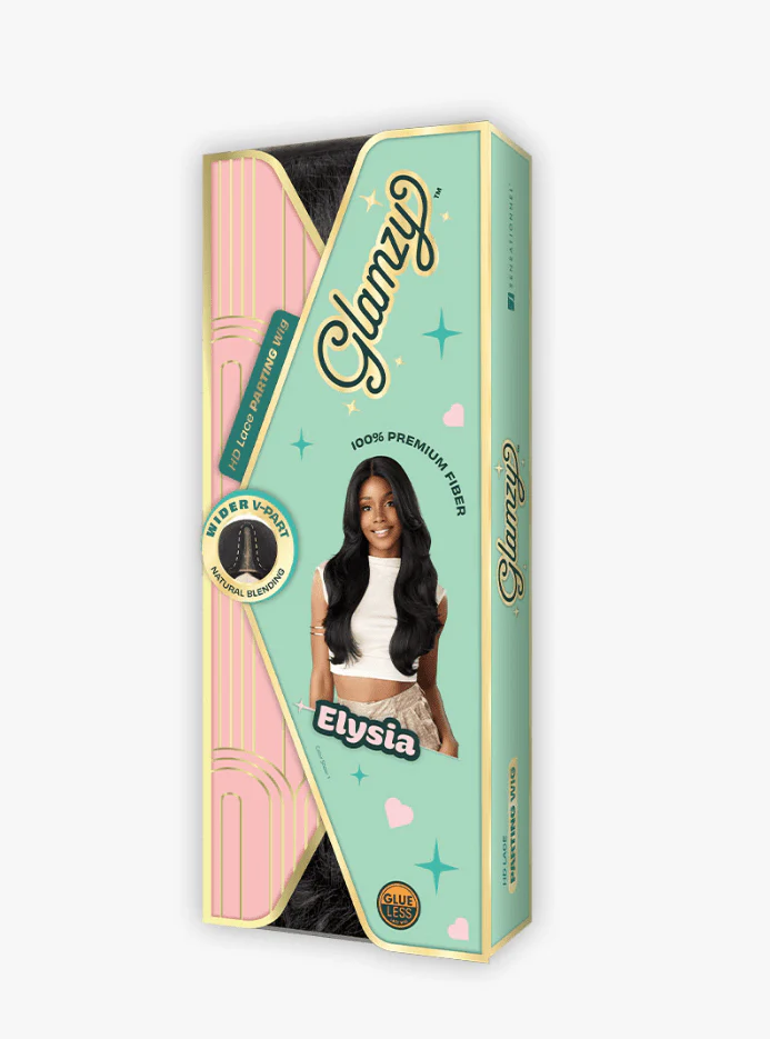 Sensationnel Glamzy Synthetic Hair Glueless HD Lace Parting Wig - ELYSIA - Image 7