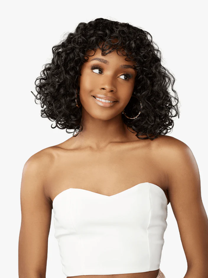 Sensationnel Glamzy Synthetic Hair Glueless HD Lace Parting Wig - Lizy - Image 3
