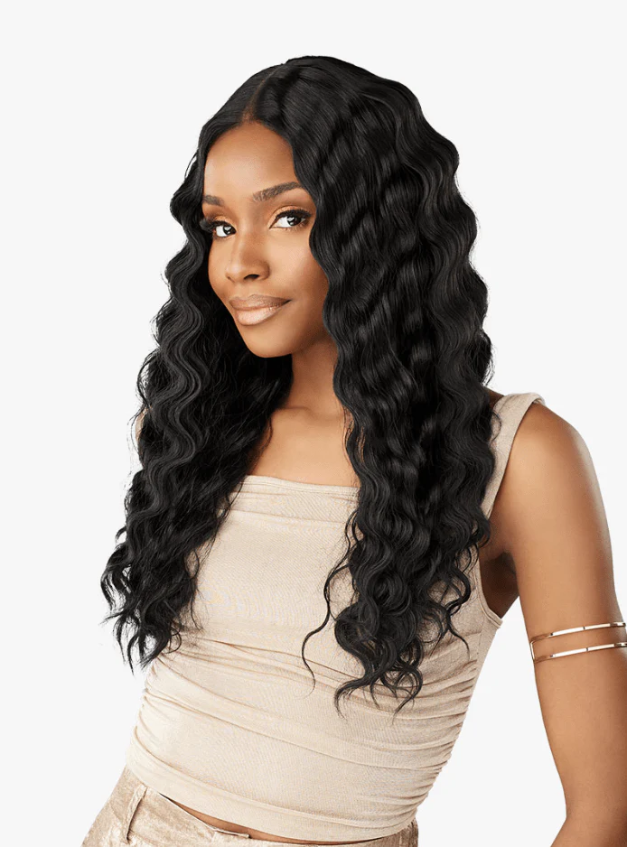 Sensationnel Glamzy Synthetic Hair Glueless HD Lace Parting Wig - SERAPHINA - Image 2