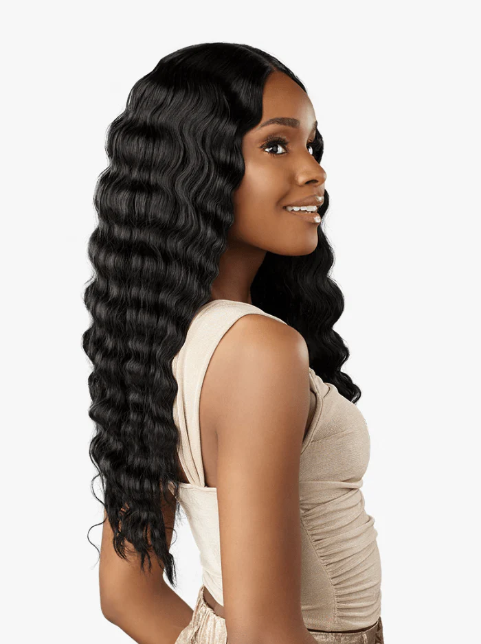 Sensationnel Glamzy Synthetic Hair Glueless HD Lace Parting Wig - SERAPHINA - Image 4