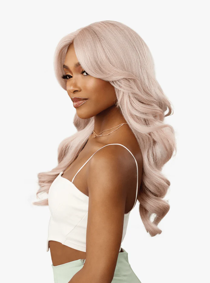 Sensationnel Glamzy Synthetic Hair Glueless HD Lace Parting Wig - CELESTIA - Image 3