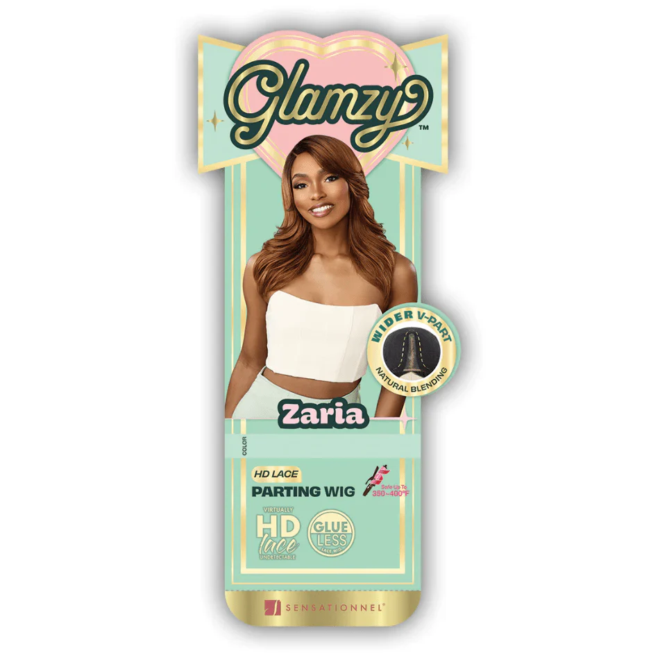 Sensationnel Glamzy Synthetic Hair Glueless HD Lace Parting Wig - Zaria - Image 5