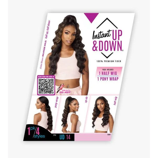Sensationnel Instant Up & Down Pony Wrap Half Wig - UD 14 - Image 7