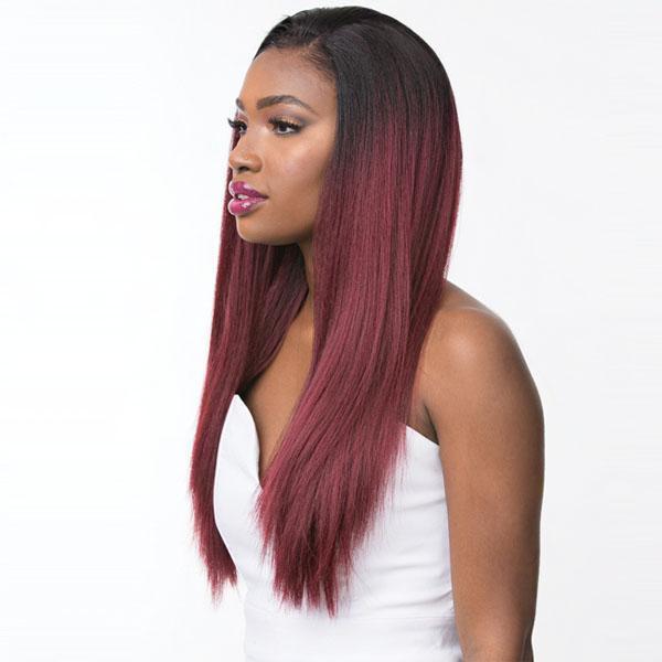 Sensationnel - Instant Weave Boutique Bundles - Kinky Straight Half Wig - Image 2