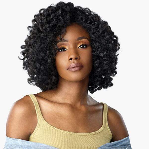 Sensationnel Instant Weave Curls Kinks & CO Synthetic Half Wig - ROLE MODEL - Clearance - Image 2