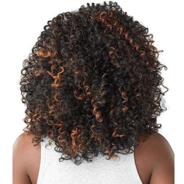 Sensationnel Instant Weave Curls Kinks & CO Synthetic Half Wig - CURLY 3B-3C SHOW STOPPER - Clearance - Image 4