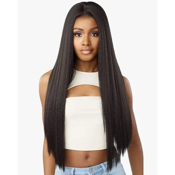 Sensationnel Kinky Edges Kinks & Co 13x6 HD Lace Front Wig - 13x6 KINKY SILK PRESSED 26 - Image 2
