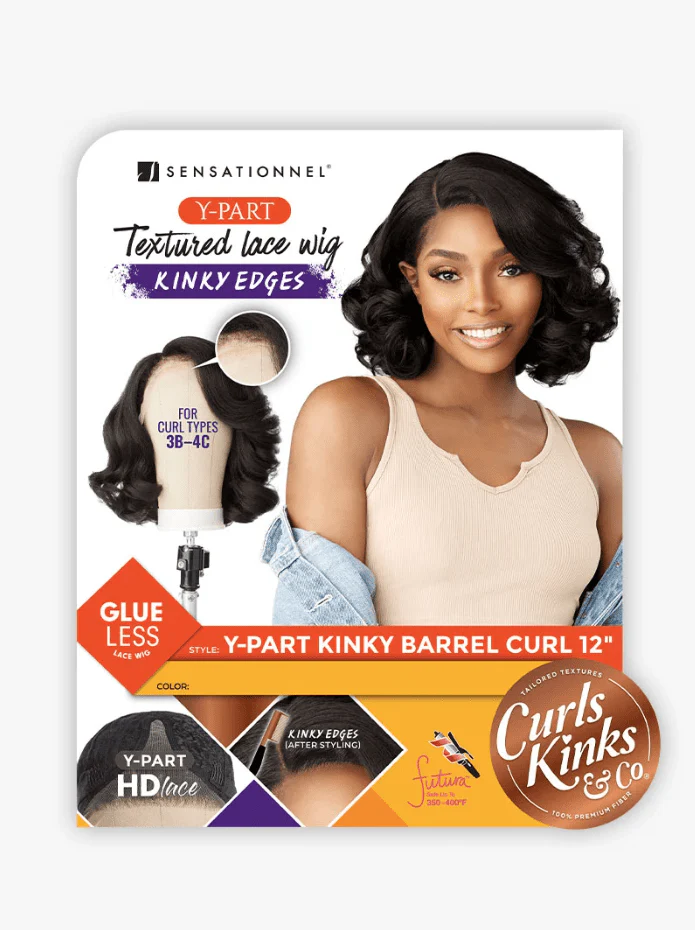 Sensationnel KINKY Edges Kinks & Co Y-PART KINKY BARREL CURL 12" - Image 5