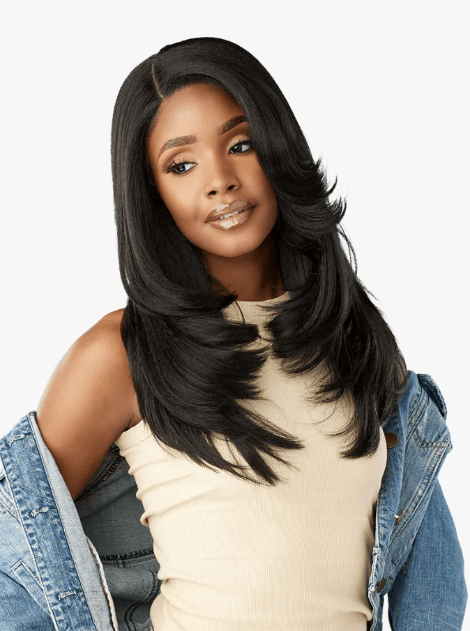 Sensationnel KINKY Edges Kinks & Co Y-PART KINKY BLOW OUT 20" - Image 2