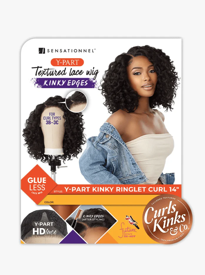 Sensationnel KINKY Edges Kinks & Co Y-PART KINKY RINGLET CURL 14" - Image 7
