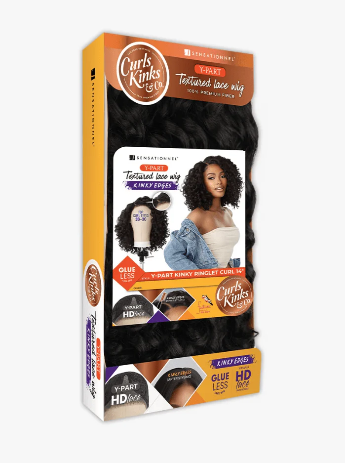 Sensationnel KINKY Edges Kinks & Co Y-PART KINKY RINGLET CURL 14" - Image 8
