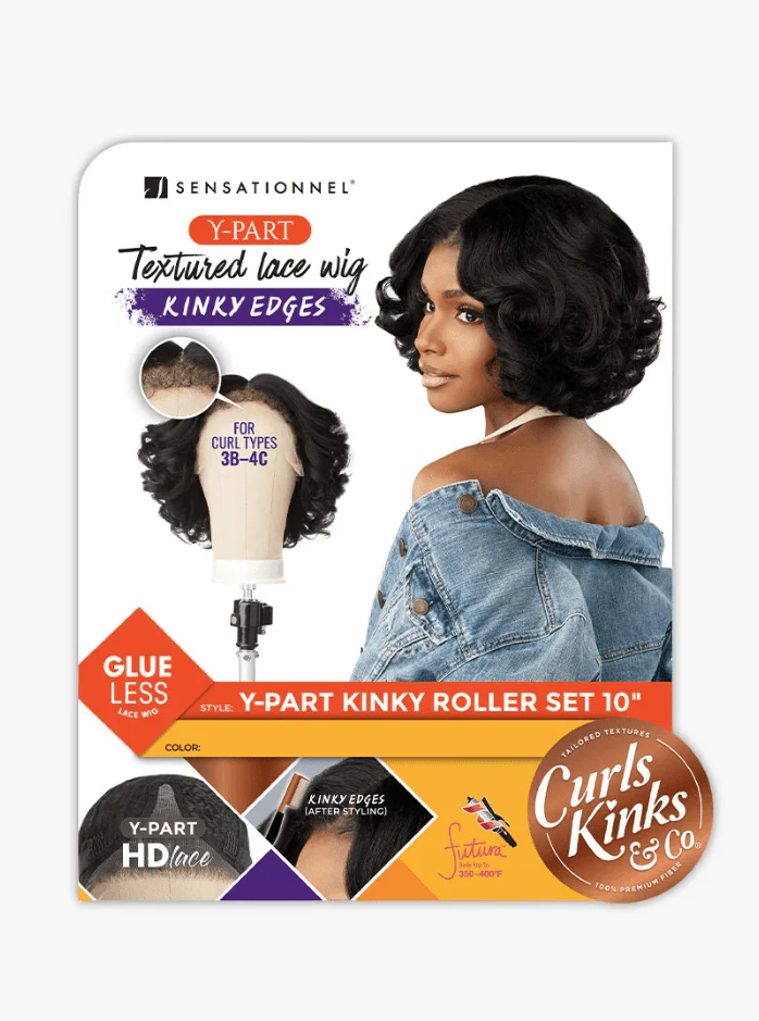 Sensationnel KINKY Edges Kinks & Co Y-PART KINKY ROLLER SET 10" - Image 6