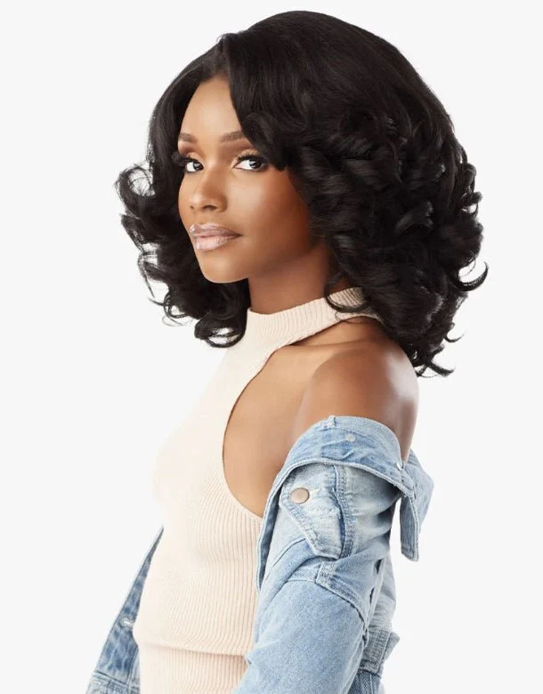 Sensationnel KINKY EDGES Y-PART KINKY VOLUME CURL 14″ - Image 3