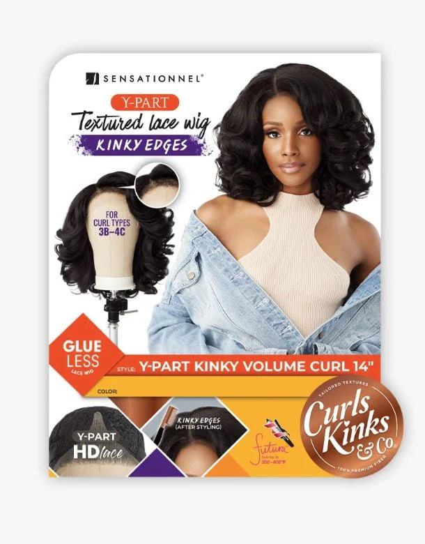 Sensationnel KINKY EDGES Y-PART KINKY VOLUME CURL 14″ - Image 6