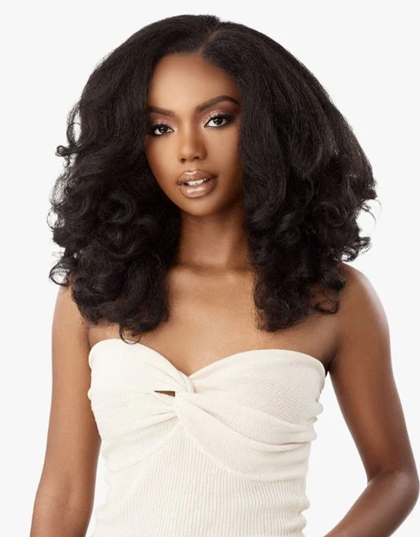 Sensationnel Kinky Edges Kinks & Co Y-Part Lace Wig - KINKY ROLLER SET 16 - Image 2