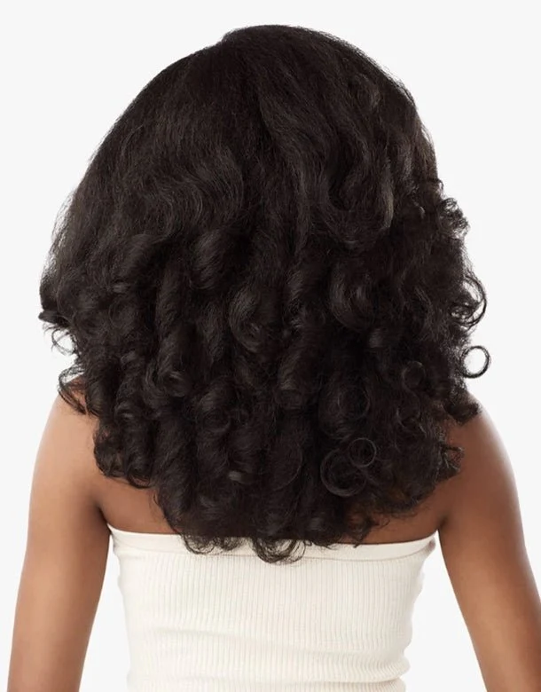 Sensationnel Kinky Edges Kinks & Co Y-Part Lace Wig - KINKY ROLLER SET 16 - Image 4