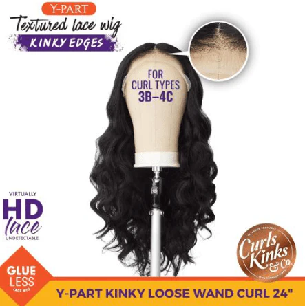 Sensationnel KINKY EDGES Y-PART KINKY LOOSE WAND CURL 24″ - Image 6
