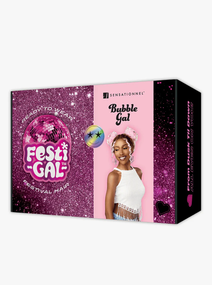 Sensationnel Shear Muse Festi-Gal Glueless Y-Part HD Lace Front Wig - Bubble Gal - Image 2