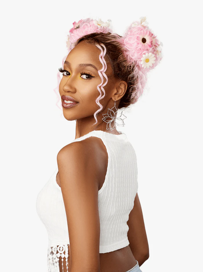 Sensationnel Shear Muse Festi-Gal Glueless Y-Part HD Lace Front Wig - Bubble Gal - Image 9